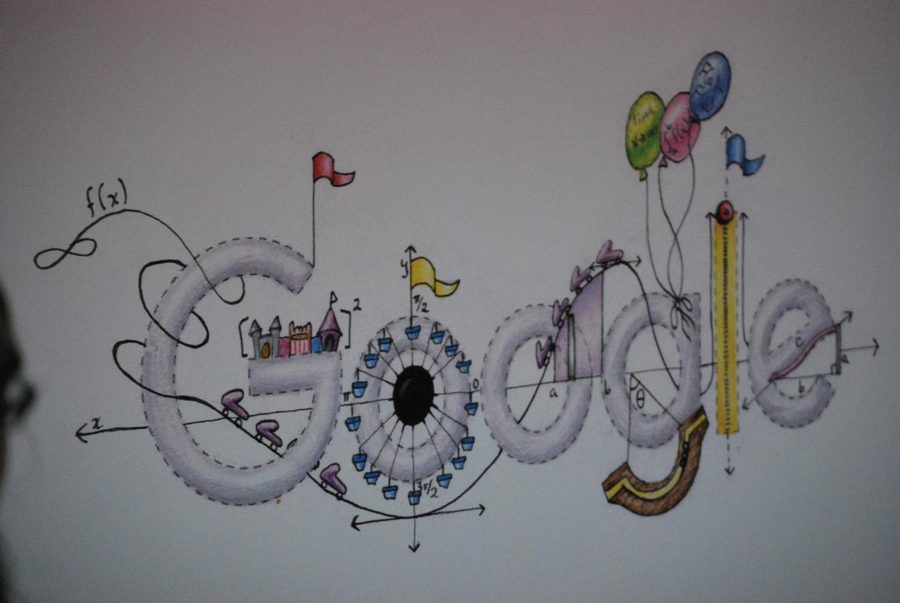 Maggie Cook-Allen's design is displayed in the library
