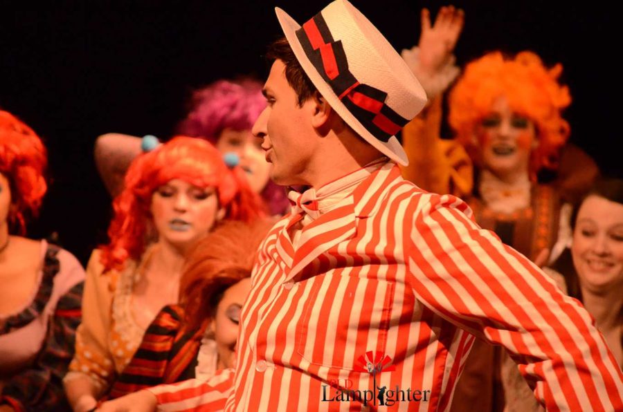 Jake Chafin performs as Bert in the Supercal number.