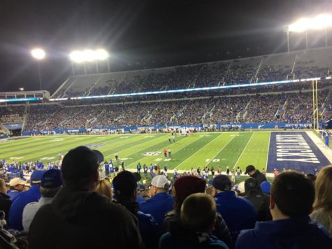 Commonwealth Stadium during last week's game against Mississippi State