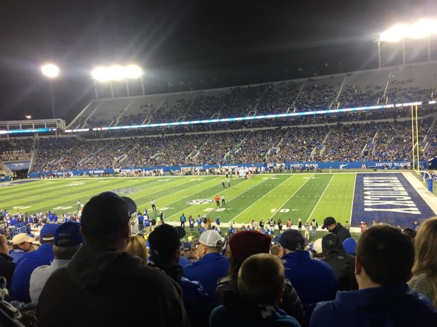 Commonwealth Stadium during last weeks game against Mississippi State