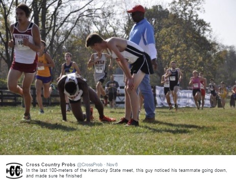 Twitter account @Crossprobs posted about Matt Inman and Mikah Bailey