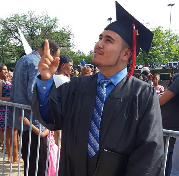 Christian Gomez graduated from Dunbar in 2016.
