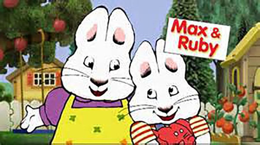 Max and Ruby in the opening theme song