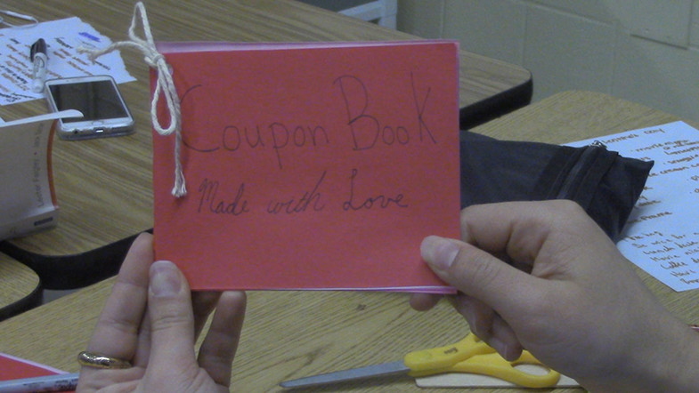 Make coupons for silly adventures, fun activities or other ideas.