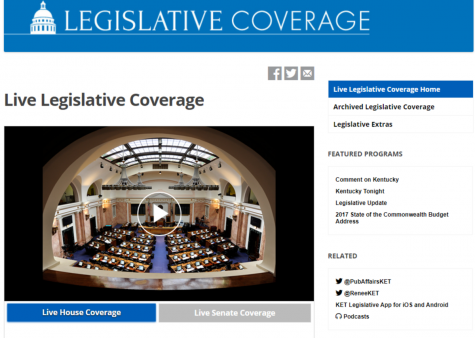 The Legislative Coverage webpage. 