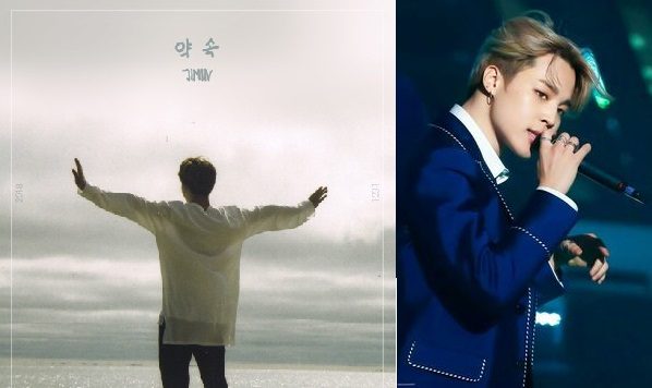 Cover photo for Promise(To the left), Park Jimin at KBS Daechukjie on December 30th, 2018 (To the right)