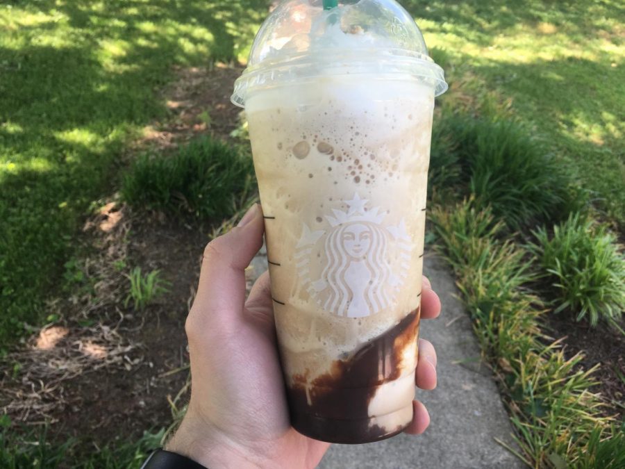 The limited edition smores frappuccino from Starbucks.