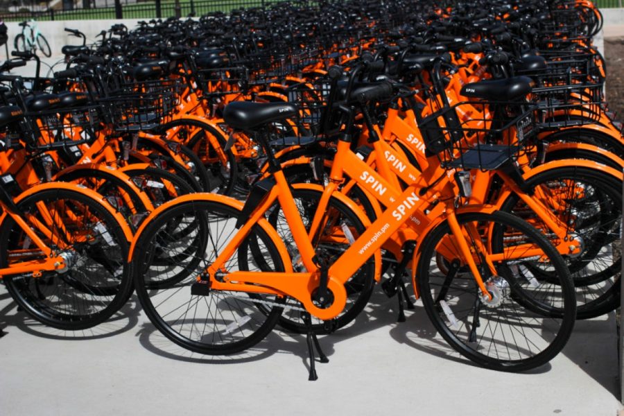These are the orange Spin Bikes you can find around Lexington.