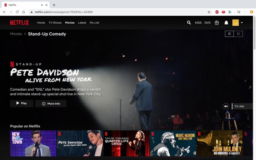 Netflix has countless comedy specials to watch during your time at home. 