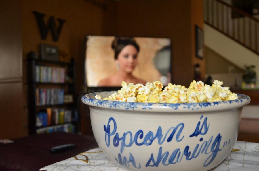 Rather than spend money on movie theater snacks, many students are choosing to stream movies from home.