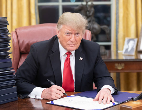 President Trump has expands the power of the Oval Office by using the executive order to enact legislation and bypass Congress.