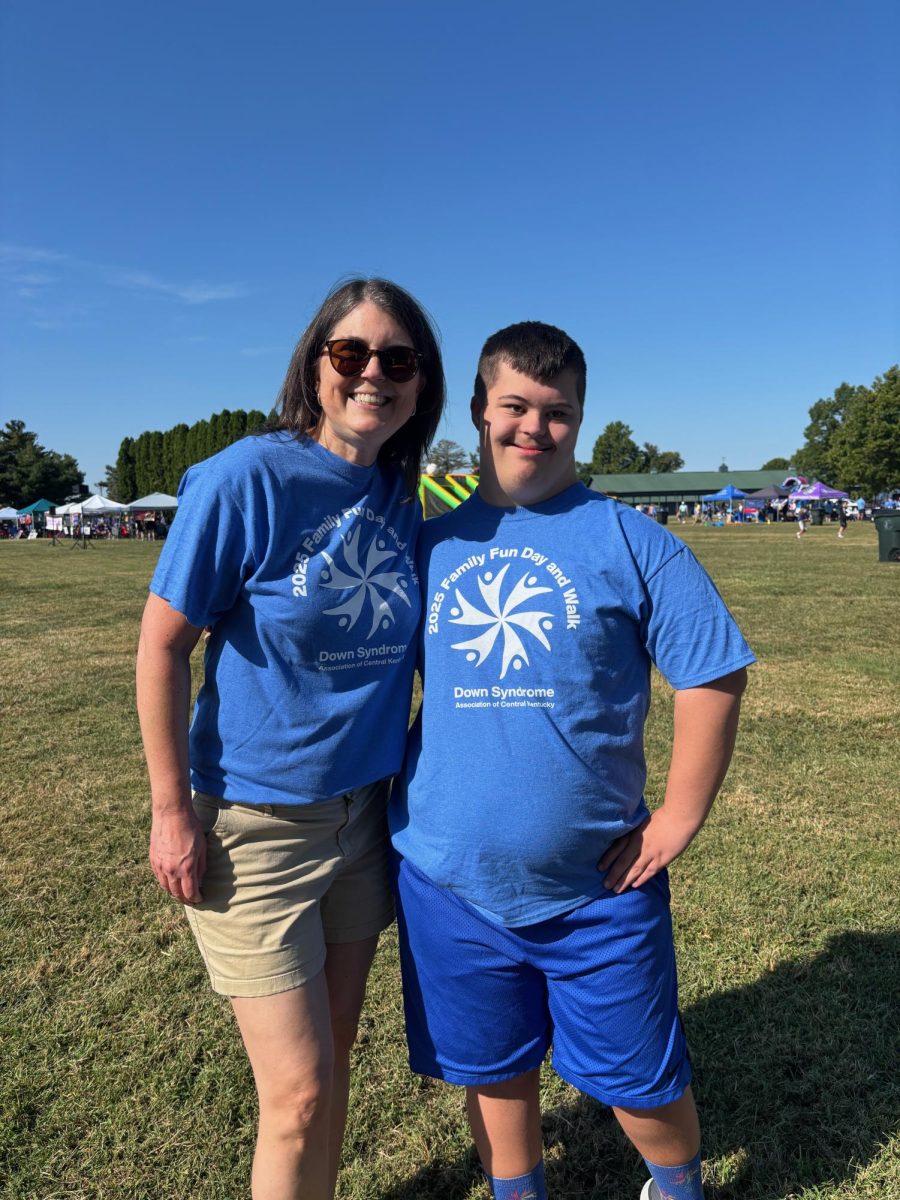 Will Merritt and Mrs. Merritt at the annual Walk for Down Syndrome.
