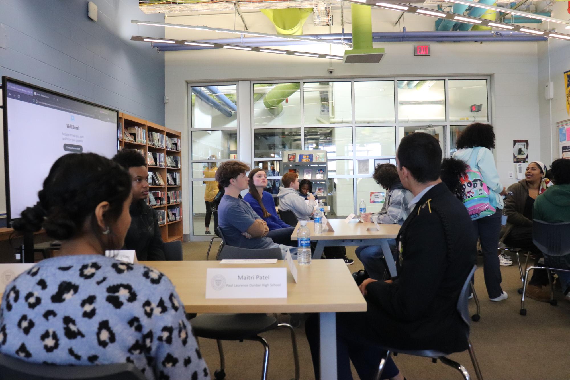 Superintendent's Student Advisory Council Meeting at Locust Trace