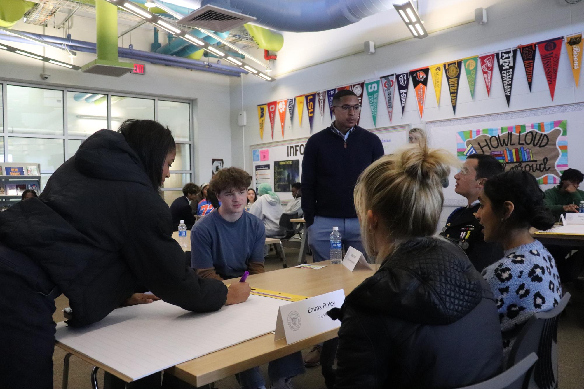 Superintendent's Student Advisory Council Meeting at Locust Trace