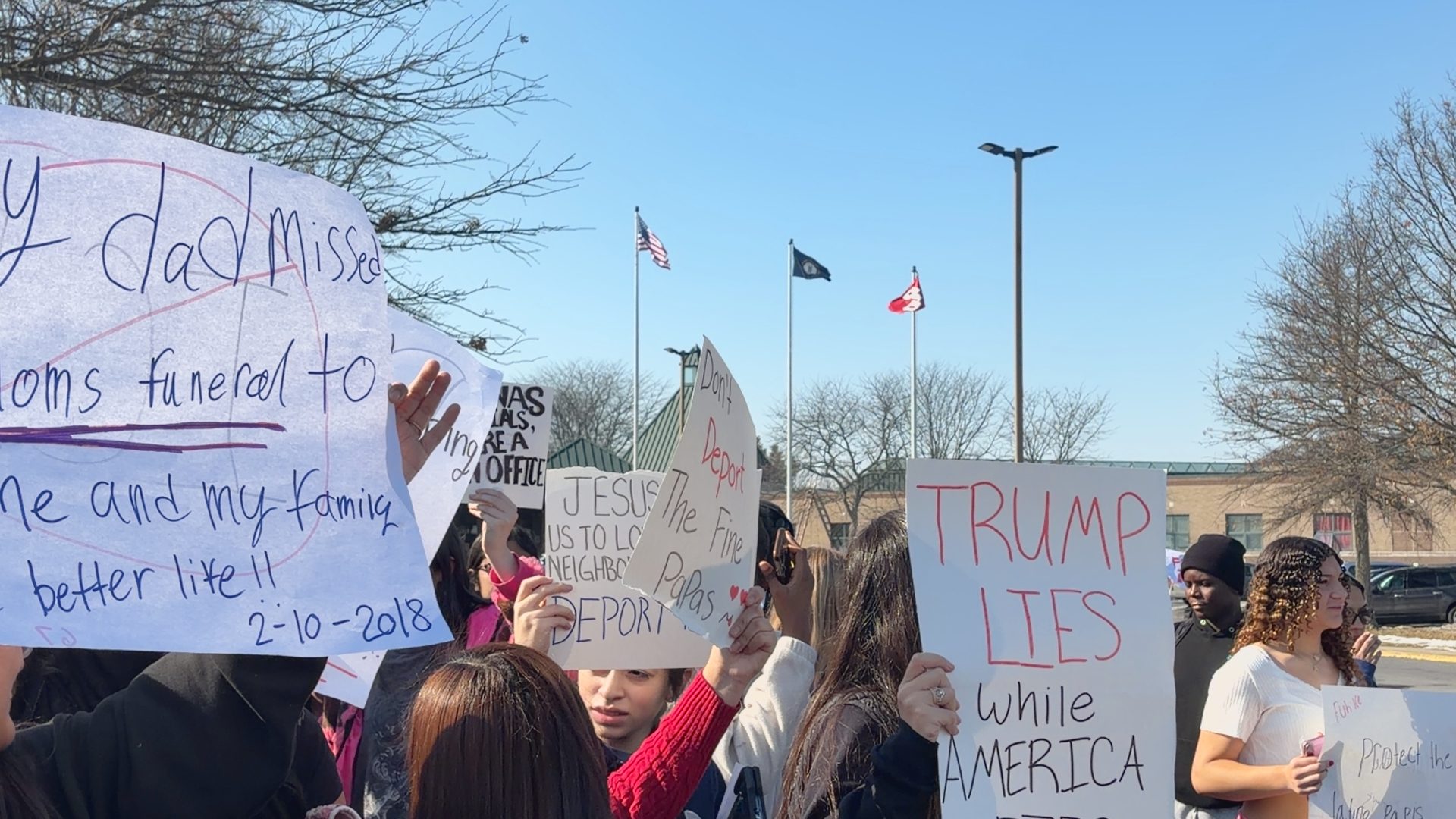 Dunbar Anti-ICE Walkout