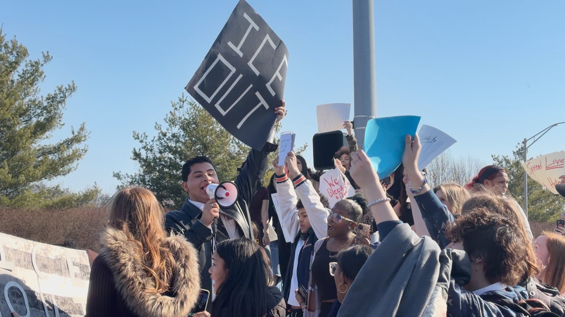 Dunbar Anti-ICE Walkout