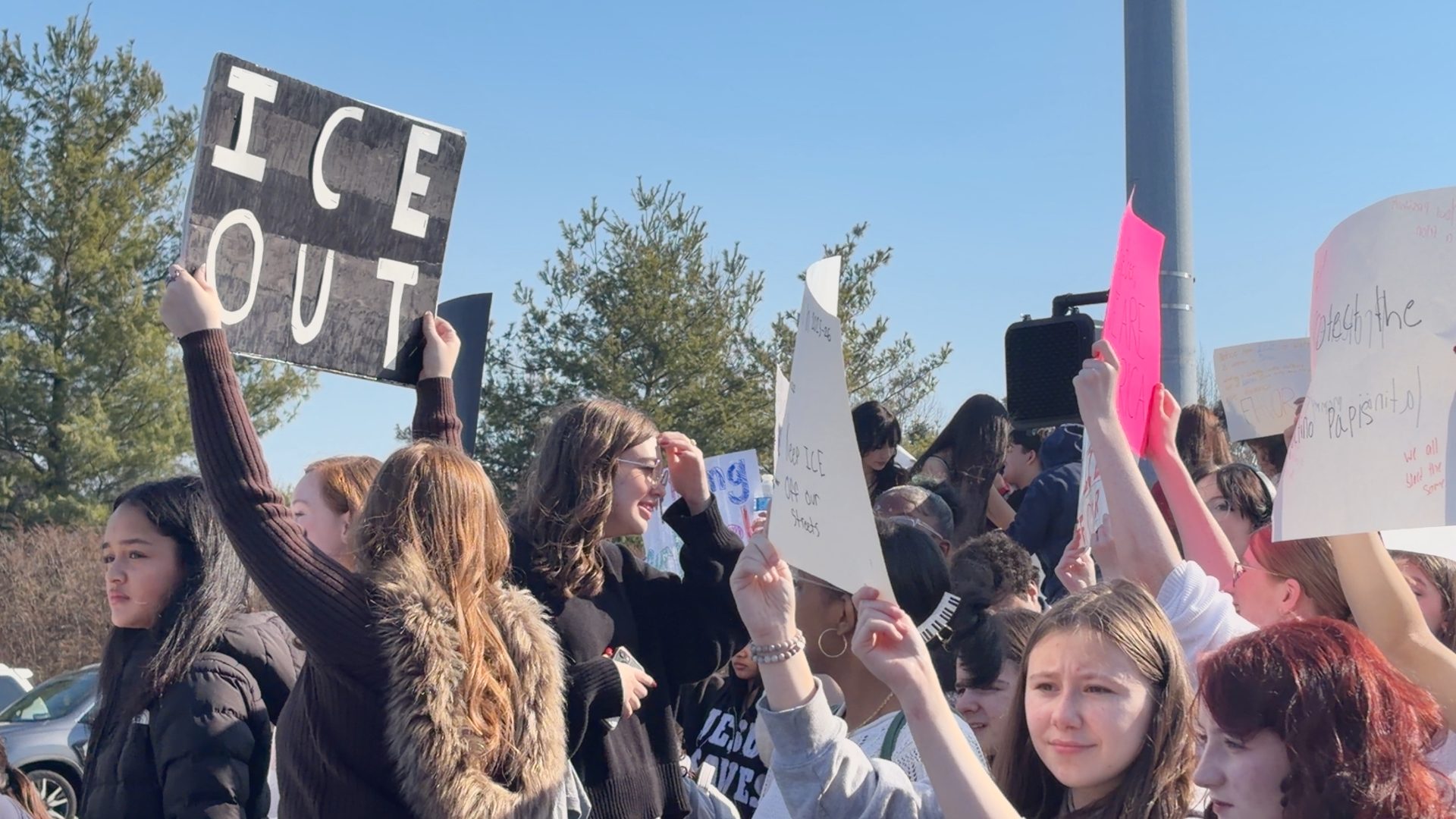 Dunbar Anti-ICE Walkout