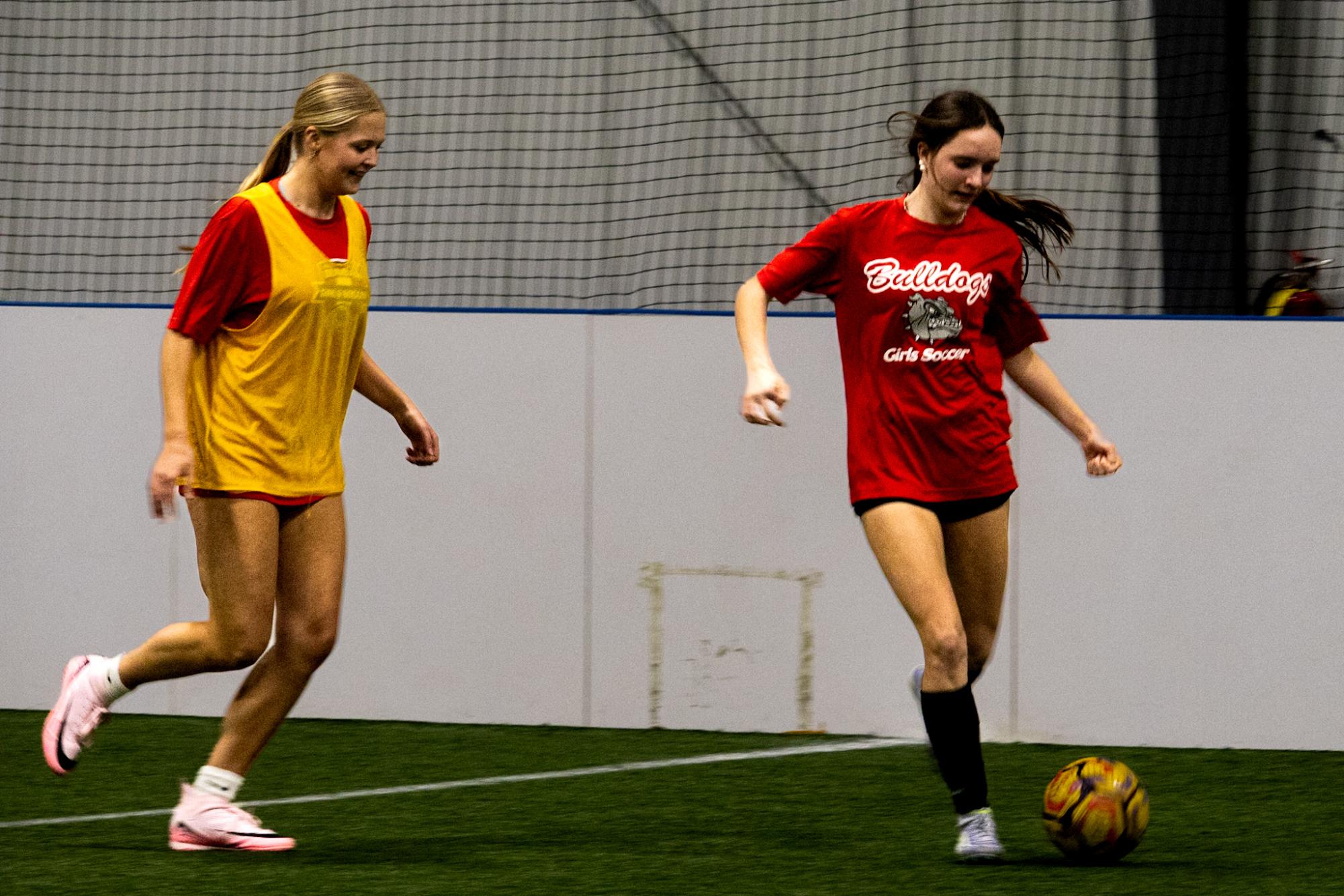 PLD Girls' Indoor Soccer Scrimmage