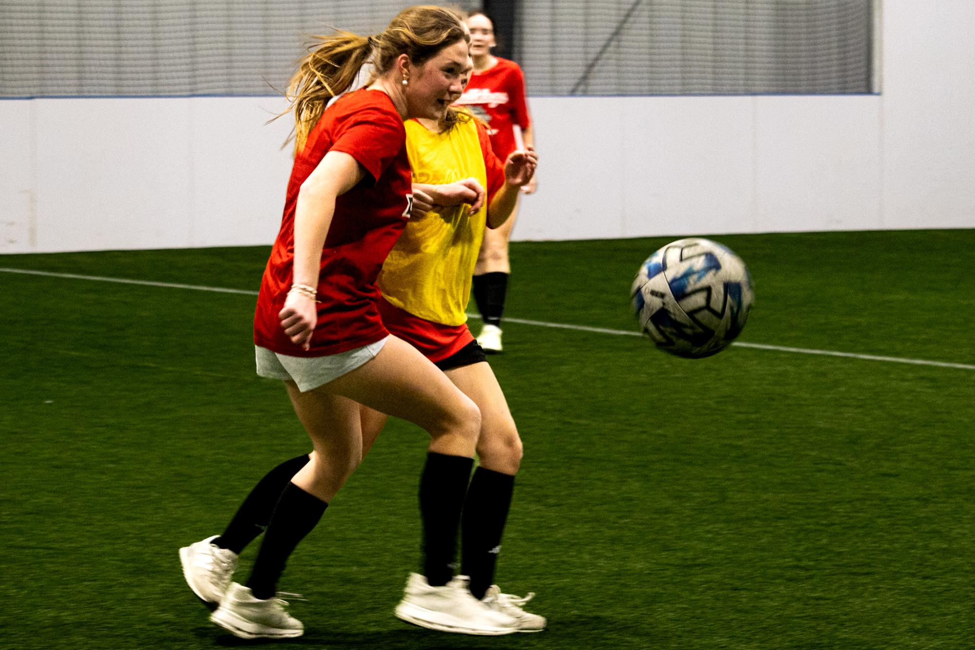 PLD Girls' Indoor Soccer Scrimmage